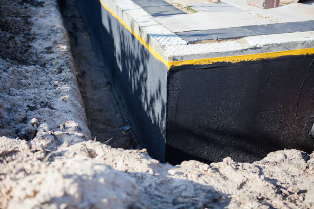Professional Crawl Space Encapsulation technician working in Holly, MI